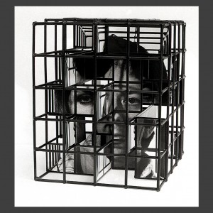 Peter Banks Caged Head Couple 2