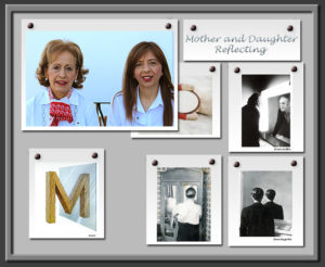 Peter Banks mother and daughter reflecting process 2